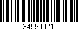 Código de barras (EAN, GTIN, SKU, ISBN): '34599021'