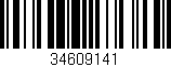 Código de barras (EAN, GTIN, SKU, ISBN): '34609141'