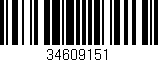 Código de barras (EAN, GTIN, SKU, ISBN): '34609151'