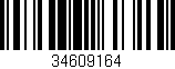 Código de barras (EAN, GTIN, SKU, ISBN): '34609164'