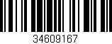 Código de barras (EAN, GTIN, SKU, ISBN): '34609167'