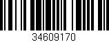Código de barras (EAN, GTIN, SKU, ISBN): '34609170'