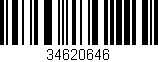 Código de barras (EAN, GTIN, SKU, ISBN): '34620646'