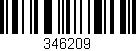 Código de barras (EAN, GTIN, SKU, ISBN): '346209'