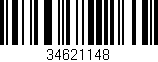 Código de barras (EAN, GTIN, SKU, ISBN): '34621148'