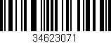 Código de barras (EAN, GTIN, SKU, ISBN): '34623071'