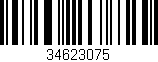 Código de barras (EAN, GTIN, SKU, ISBN): '34623075'