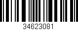 Código de barras (EAN, GTIN, SKU, ISBN): '34623081'
