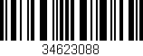 Código de barras (EAN, GTIN, SKU, ISBN): '34623088'