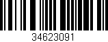 Código de barras (EAN, GTIN, SKU, ISBN): '34623091'