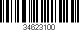 Código de barras (EAN, GTIN, SKU, ISBN): '34623100'
