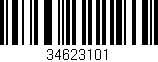 Código de barras (EAN, GTIN, SKU, ISBN): '34623101'