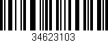Código de barras (EAN, GTIN, SKU, ISBN): '34623103'