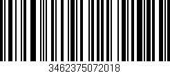 Código de barras (EAN, GTIN, SKU, ISBN): '3462375072018'