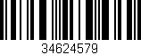 Código de barras (EAN, GTIN, SKU, ISBN): '34624579'