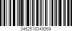 Código de barras (EAN, GTIN, SKU, ISBN): '3462518349069'