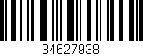 Código de barras (EAN, GTIN, SKU, ISBN): '34627938'
