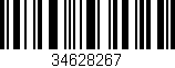 Código de barras (EAN, GTIN, SKU, ISBN): '34628267'