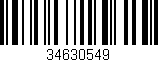 Código de barras (EAN, GTIN, SKU, ISBN): '34630549'