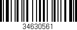 Código de barras (EAN, GTIN, SKU, ISBN): '34630561'