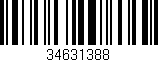 Código de barras (EAN, GTIN, SKU, ISBN): '34631388'