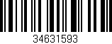 Código de barras (EAN, GTIN, SKU, ISBN): '34631593'