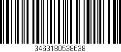 Código de barras (EAN, GTIN, SKU, ISBN): '3463180538638'