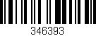 Código de barras (EAN, GTIN, SKU, ISBN): '346393'