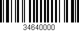 Código de barras (EAN, GTIN, SKU, ISBN): '34640000'