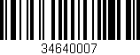 Código de barras (EAN, GTIN, SKU, ISBN): '34640007'