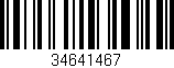Código de barras (EAN, GTIN, SKU, ISBN): '34641467'