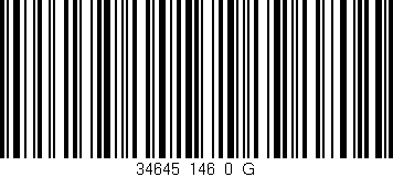 Código de barras (EAN, GTIN, SKU, ISBN): '34645_146_0_G'