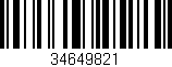 Código de barras (EAN, GTIN, SKU, ISBN): '34649821'