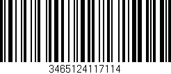 Código de barras (EAN, GTIN, SKU, ISBN): '3465124117114'
