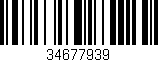 Código de barras (EAN, GTIN, SKU, ISBN): '34677939'