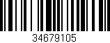 Código de barras (EAN, GTIN, SKU, ISBN): '34679105'