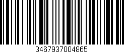Código de barras (EAN, GTIN, SKU, ISBN): '3467937004865'