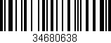 Código de barras (EAN, GTIN, SKU, ISBN): '34680638'