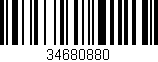 Código de barras (EAN, GTIN, SKU, ISBN): '34680880'