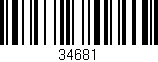 Código de barras (EAN, GTIN, SKU, ISBN): '34681'