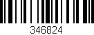 Código de barras (EAN, GTIN, SKU, ISBN): '346824'
