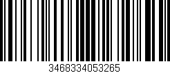 Código de barras (EAN, GTIN, SKU, ISBN): '3468334053265'