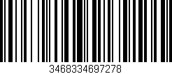 Código de barras (EAN, GTIN, SKU, ISBN): '3468334697278'