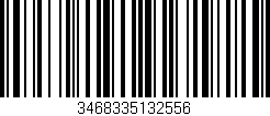 Código de barras (EAN, GTIN, SKU, ISBN): '3468335132556'
