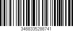 Código de barras (EAN, GTIN, SKU, ISBN): '3468335288741'