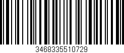 Código de barras (EAN, GTIN, SKU, ISBN): '3468335510729'