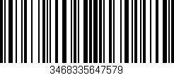 Código de barras (EAN, GTIN, SKU, ISBN): '3468335647579'