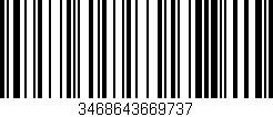 Código de barras (EAN, GTIN, SKU, ISBN): '3468643669737'