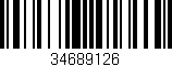 Código de barras (EAN, GTIN, SKU, ISBN): '34689126'