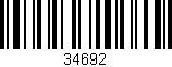 Código de barras (EAN, GTIN, SKU, ISBN): '34692'